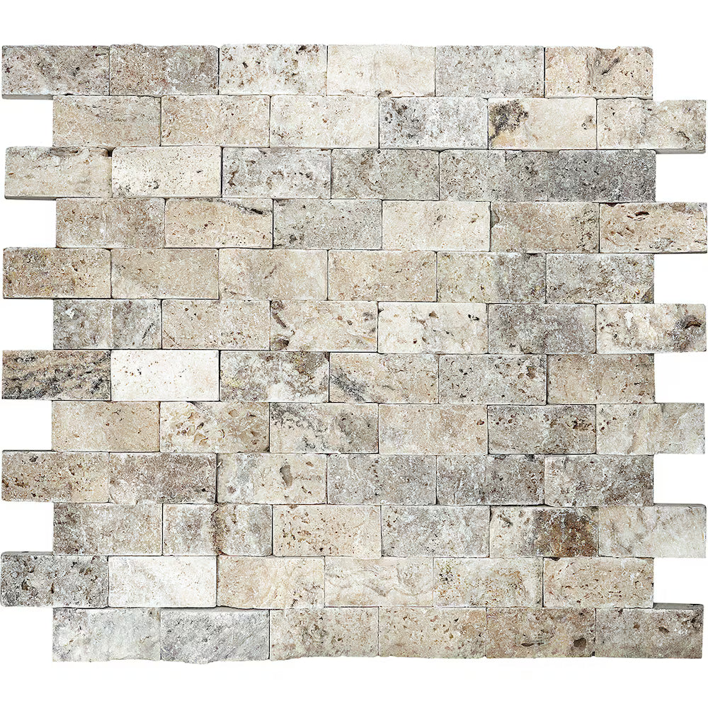Picasso mosaic by Anatolia Tile, top-down product view, 1"×2" size. Premium porcelain for floors and walls.