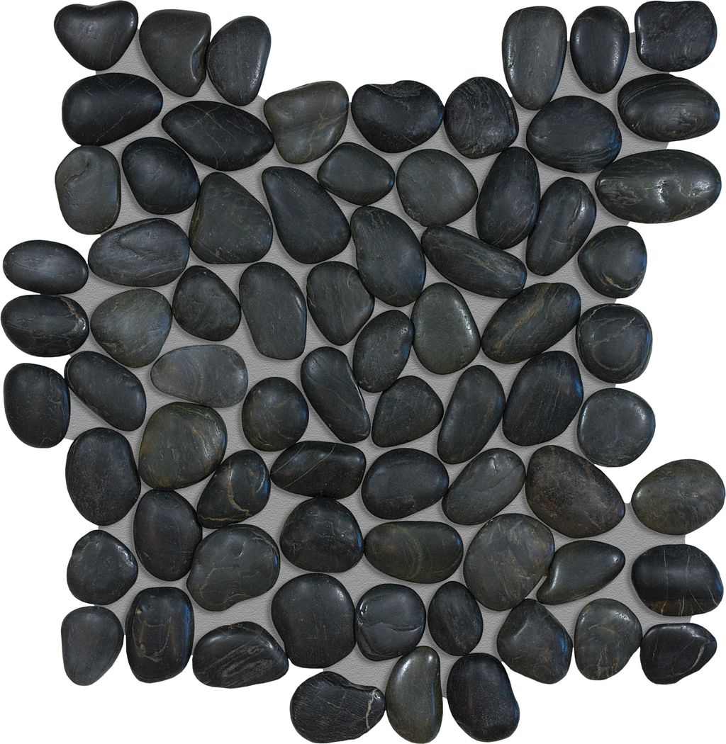 Zen mosaic by Anatolia Tile, top-down product view. Premium porcelain for floors and walls.