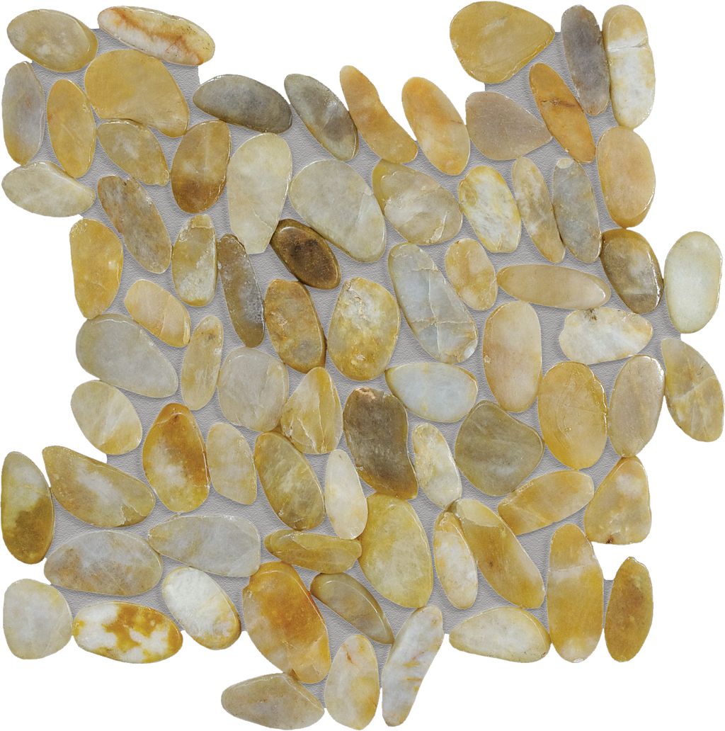 Zen mosaic by Anatolia Tile, top-down product view. Premium porcelain for floors and walls.