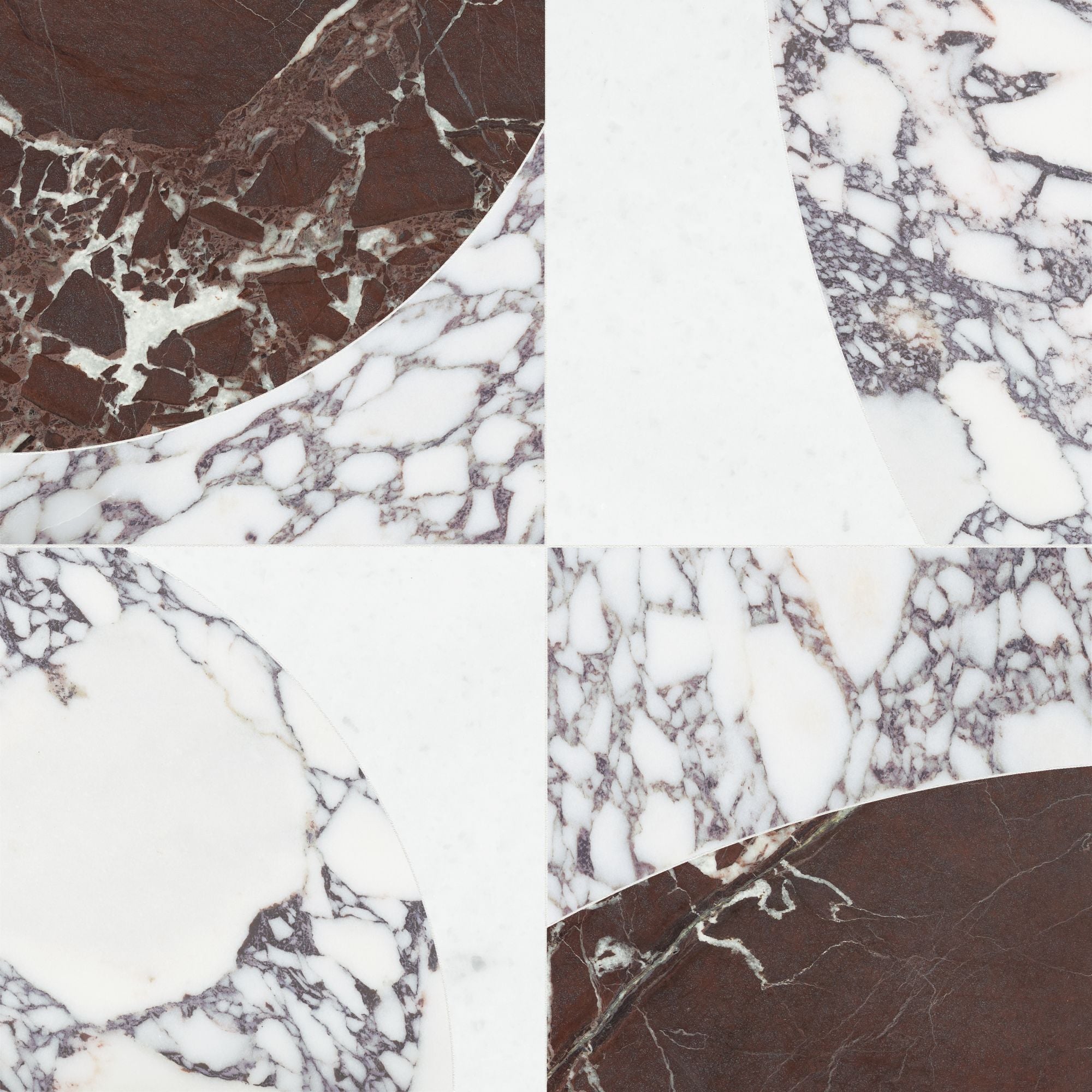 Utopio mosaic by Anatolia Tile, top-down product view. Premium porcelain for floors and walls.