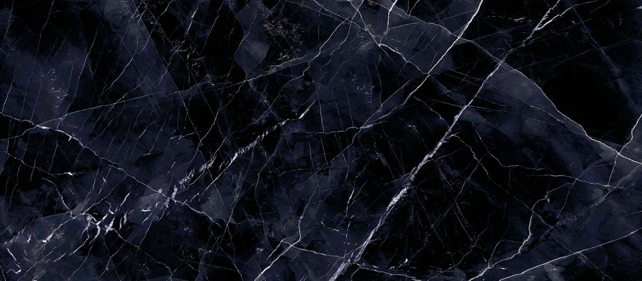 Tele Di Marmo Revolution CALACATTA BLACK porcelain field tile by Emil, silktech finish, 48"x48" size. Premium Italian porcelain for floors and walls.