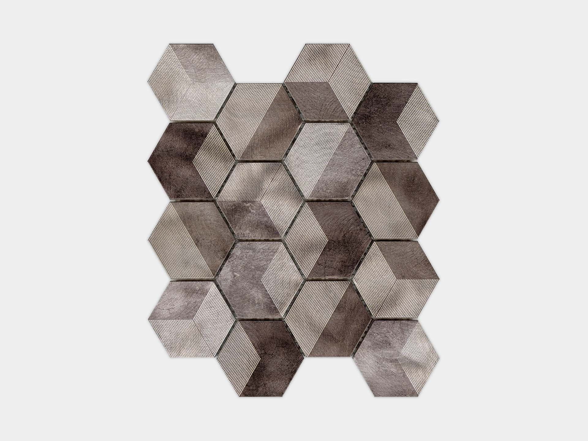 Future Quartz Hexagon Mosaic (10x12x8-mm | gloss)