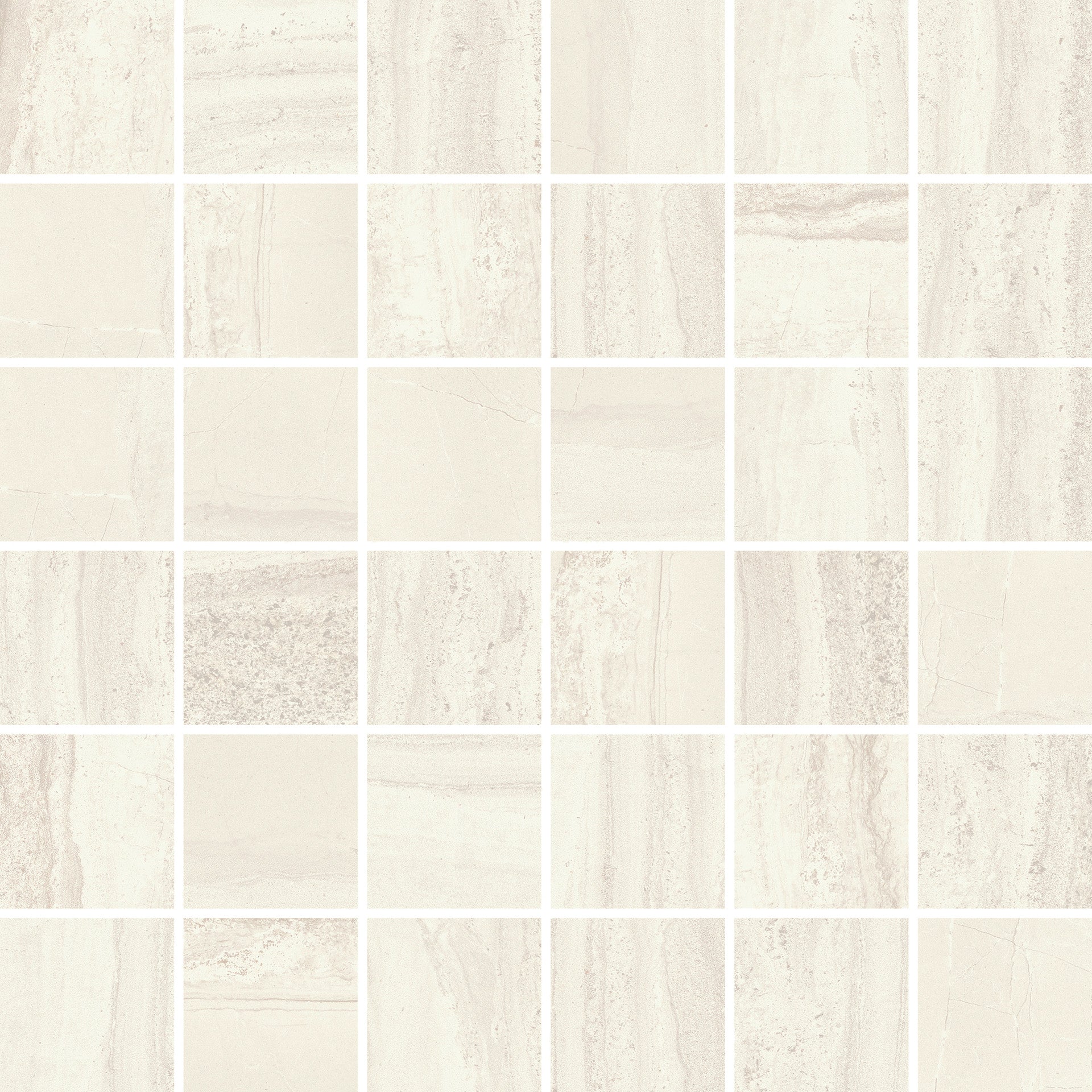 Aurelia Stone White porcelain decorative accent tile by Emil, naturale finish, 11 13/16"x23 5/8"x8.5-mm size. Premium Italian porcelain for floors and walls.