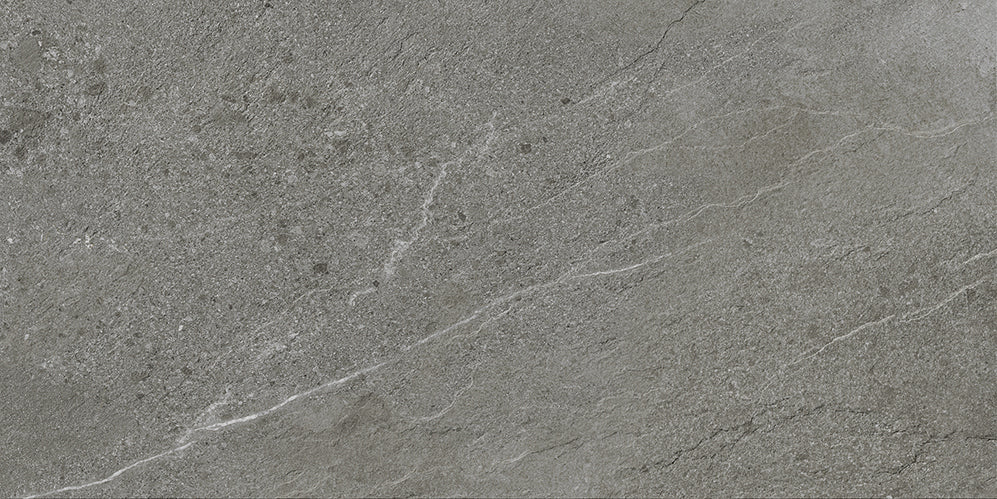JOURNEY Contemporary Dark porcelain field tile, top-down product view, 12"×24"×11/32" size. Premium porcelain for floors and walls.