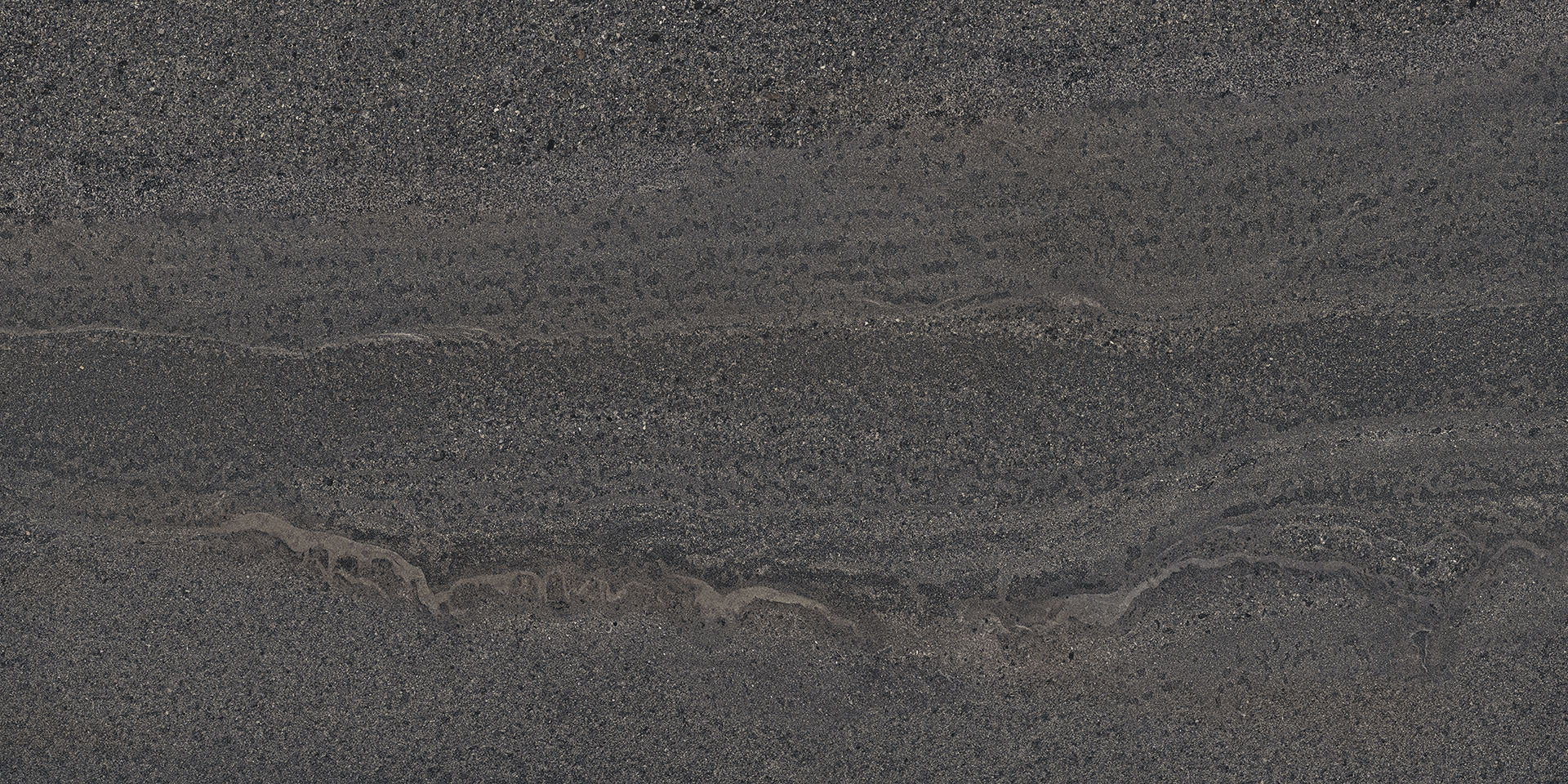 Stonehenge ANTHRACITE porcelain mosaic tile by Emil, naturale finish, 12"x12" size. Premium Italian porcelain for floors and walls.