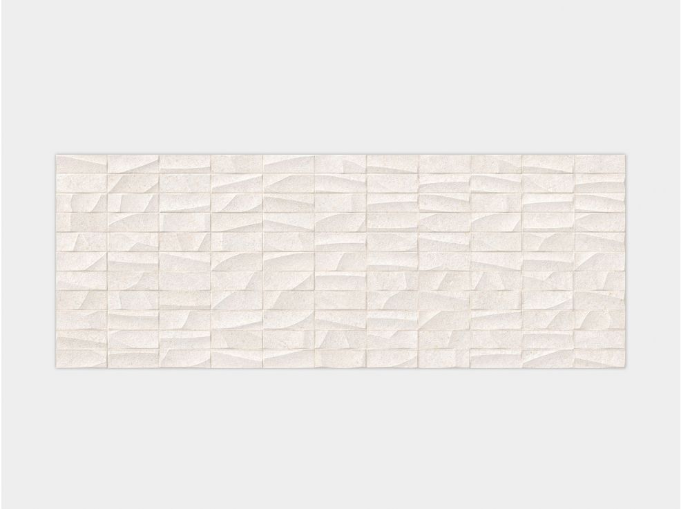 Nantes Caliza Mosaico Wall Tile (18x47x11-mm | matt)