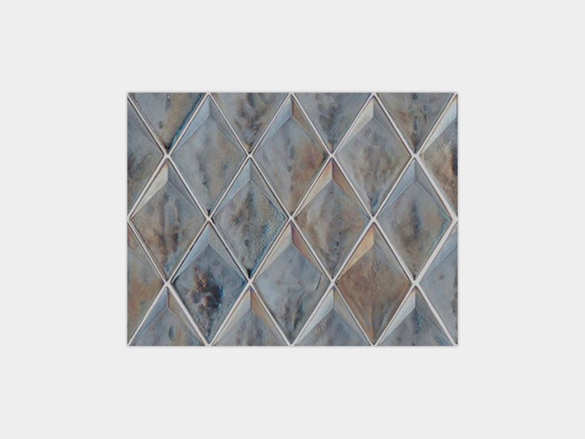 Opal Steel Mosaic (9x12x5.5-9.6-mm | gloss)