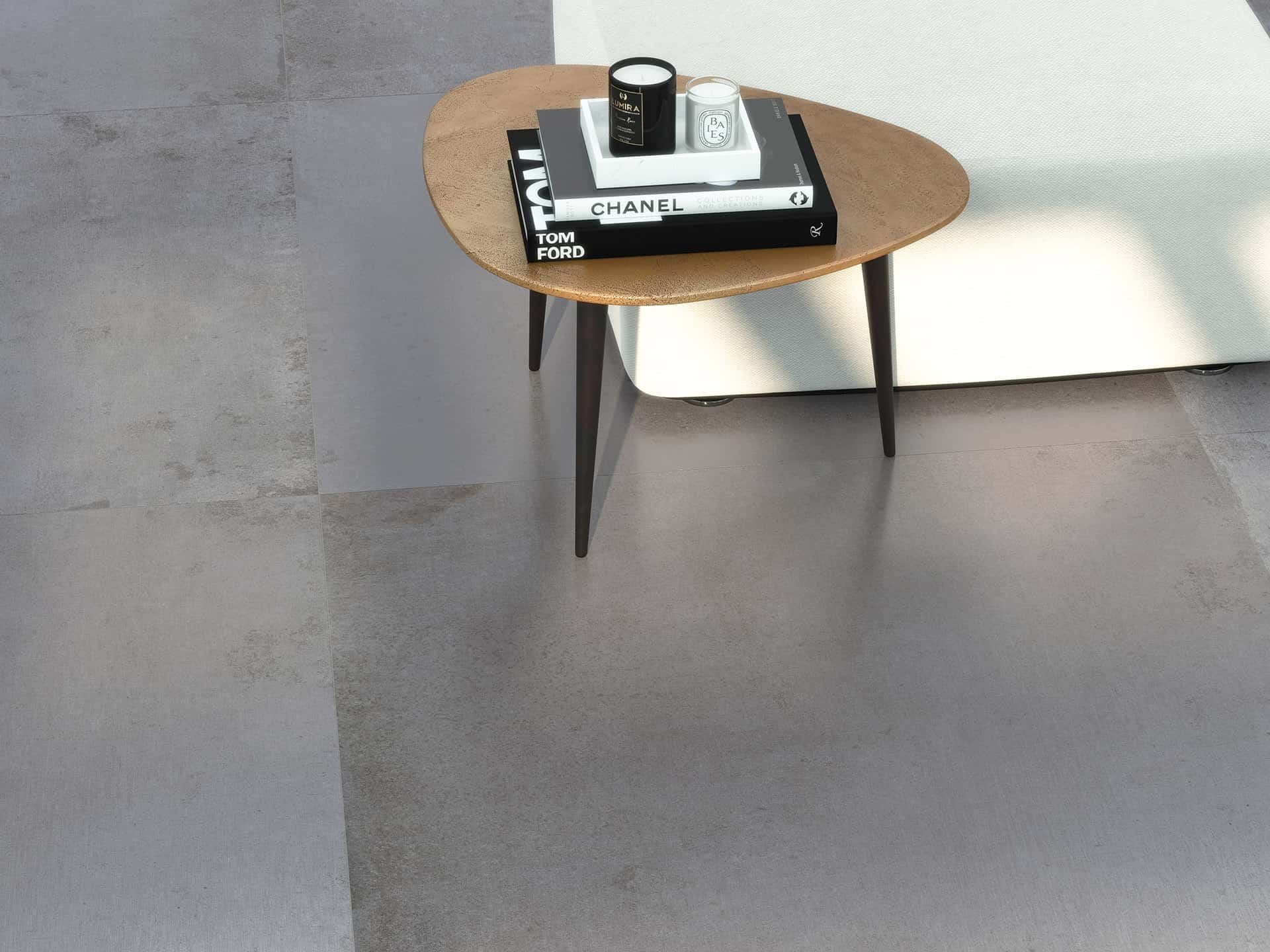 Steel Acero Floor Tile (47x47x8.5-mm | matt)