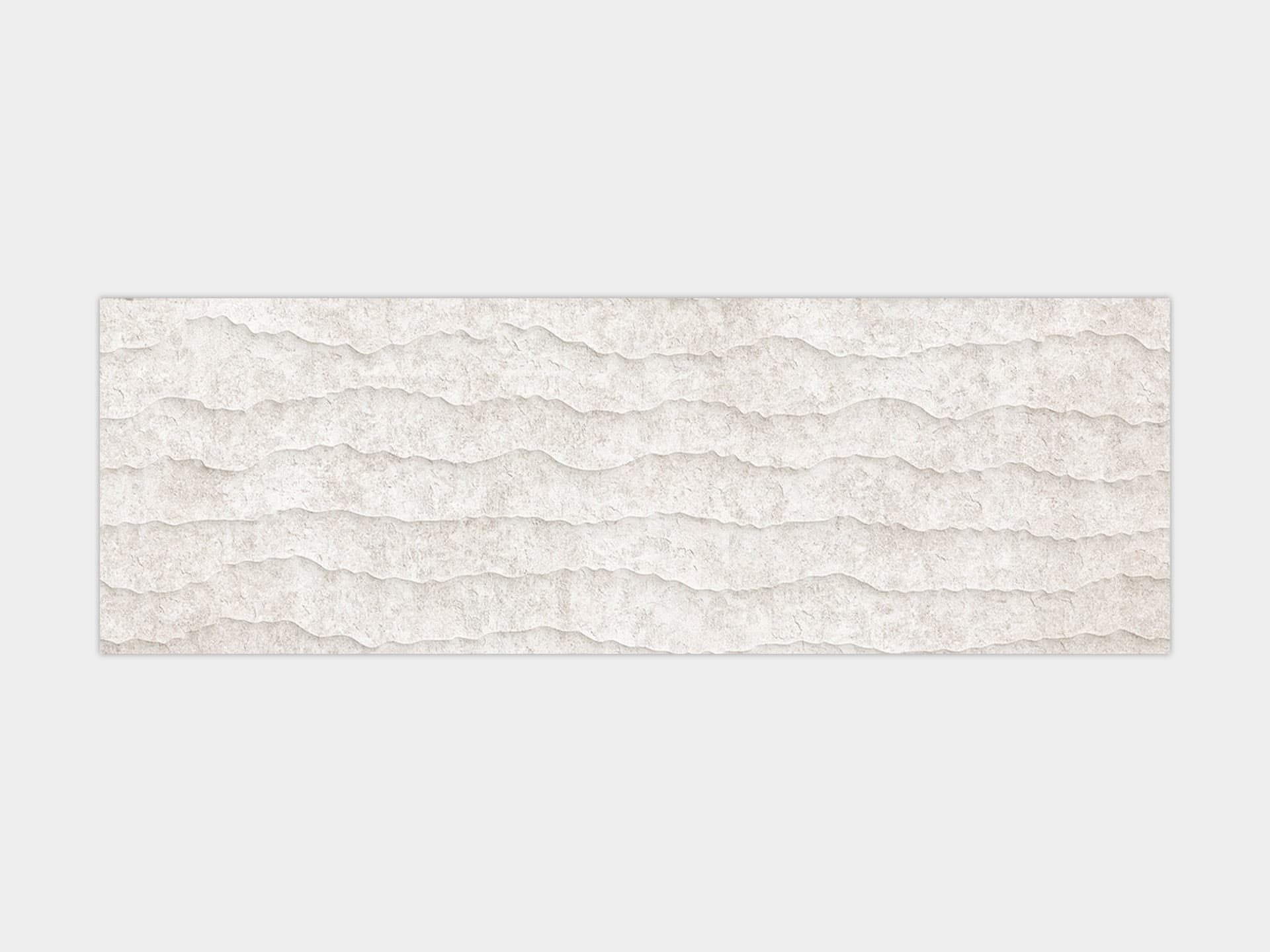 Baltimore White Contour Wall Tile (13x39x11.5-mm | matt)