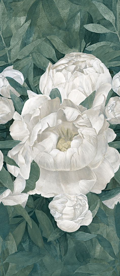 Pigmento Peonia porcelain decorative accent tile by Emil, naturale finish, 47 1/4"x109 7/16"x6.5-mm size. Premium Italian porcelain for floors and walls.
