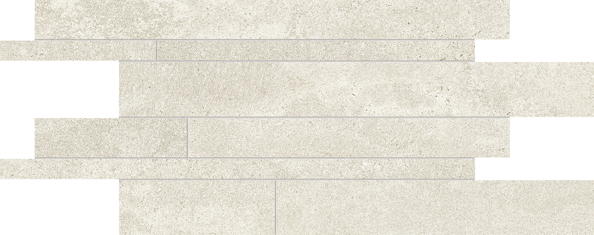 Re-Play Concrete White porcelain decorative accent tile by Emil, 11 13/16"x23 5/8"x9.5-mm size. Premium Italian porcelain for floors and walls.