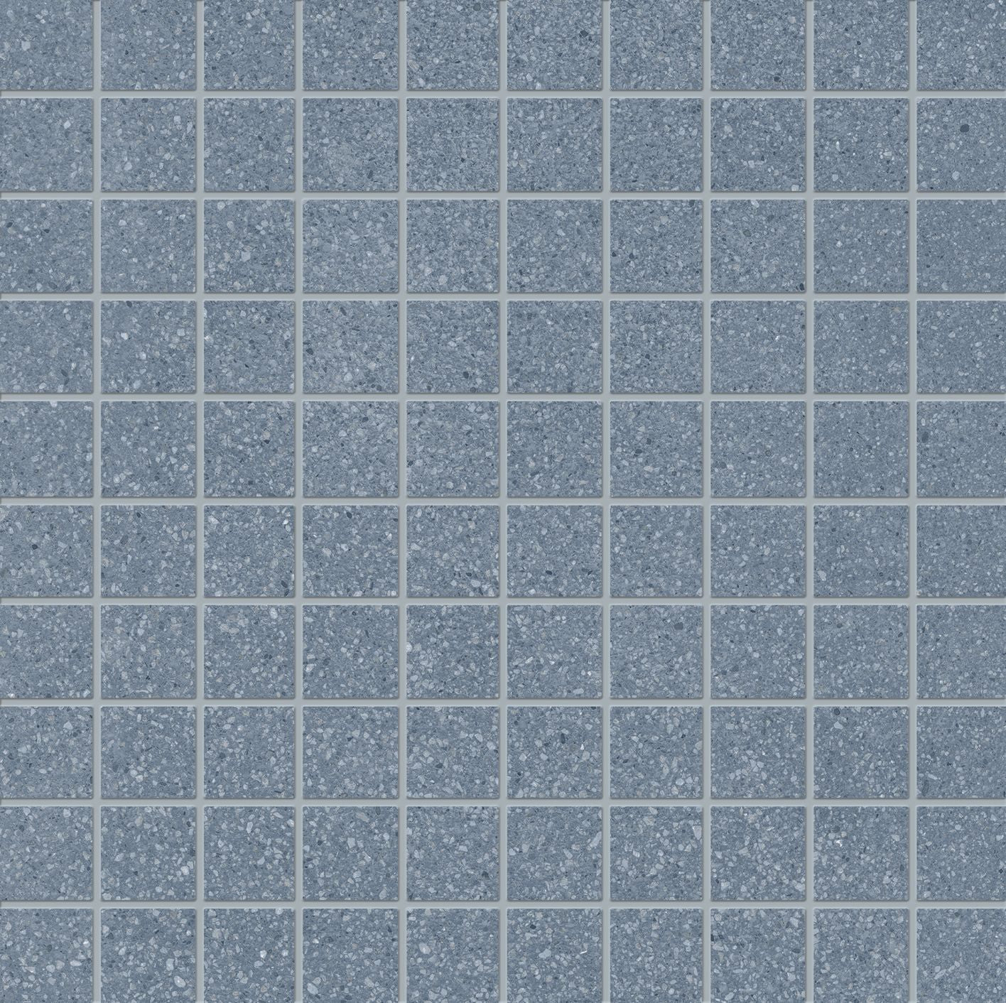 Medley BLUE porcelain mosaic tile by Emil, naturale finish, 12"x12" size. Premium Italian porcelain for floors and walls.