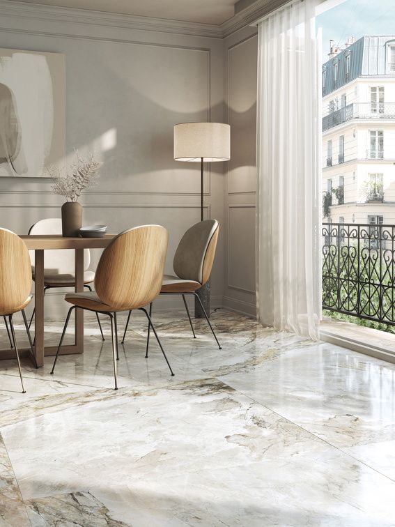 Vendome Gray Floor Tile (47x47x6-mm | polished)