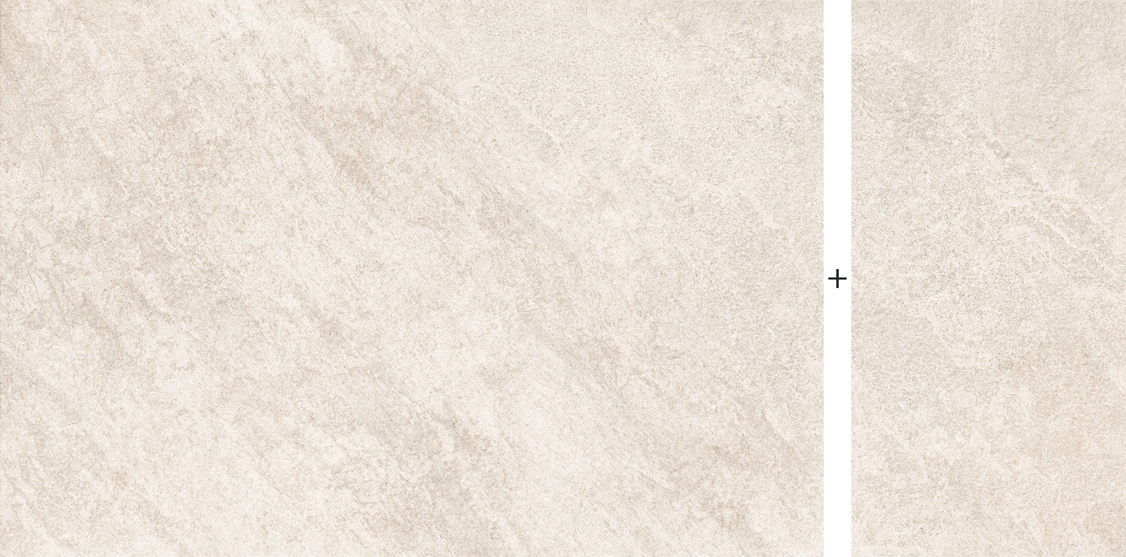 FRONTIER20 African Beige porcelain pavers, top-down product view, 2 pcs / 7.75 sqft / 0.7874" thick size. Premium porcelain for floors and walls.