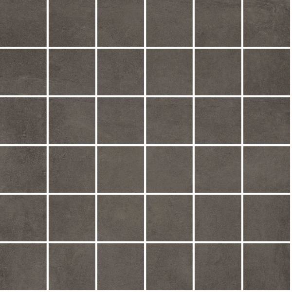 ATTITUDE: Calm Brown Square Straight Stack Field Mosaic (12"x12"x9mm | matte | rectified)