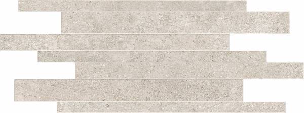 INFINITY: Sky Rectangle Basketweave Field Mosaic (12"x24"x9mm | matte | rectified)