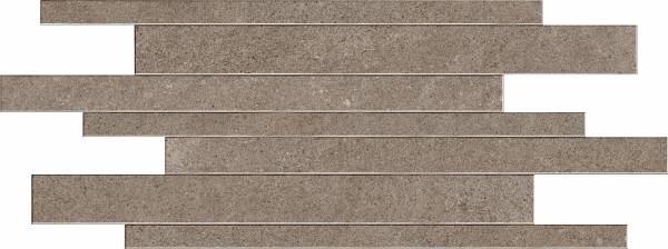 INFINITY: Space Rectangle Basketweave Field Mosaic (12"x24"x9mm | matte | rectified)