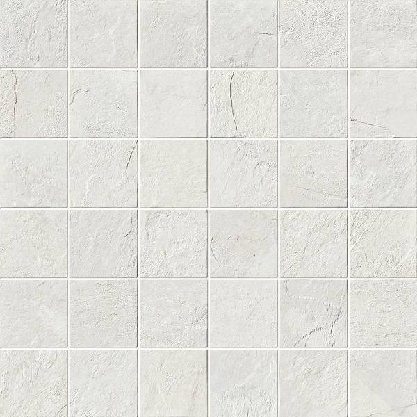 landmark 9mm essence montauk white straight stack 2x2 mosaic 12x12x9mm matte rectified porcelain tile distributed by surface group international