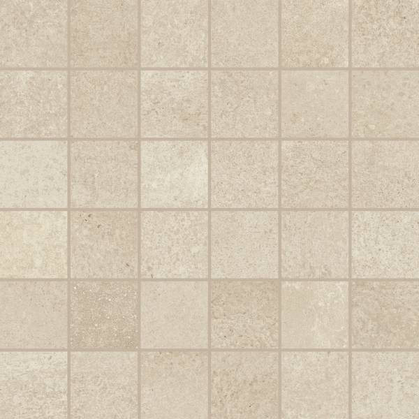 landmark 9mm madein heritage beige 12'x12" straight stack 2x2 mosaic 12x12x9mm matte rectified porcelain tile distributed by surface group international