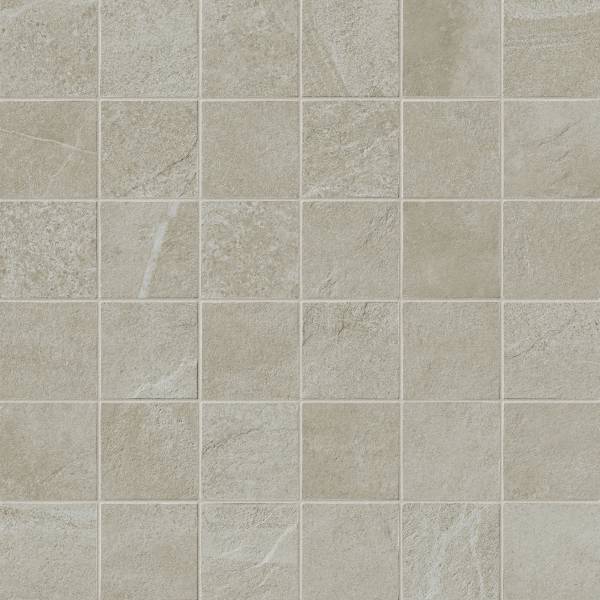 landmark 9mm journey cozy beige straight stack 2x2 mosaic 12x12x9mm matte rectified porcelain tile distributed by surface group international