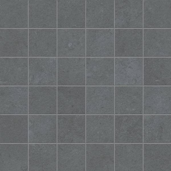 landmark 9mm frame rationalist dark mos a straight stack 2x2 mosaic 12x12x9mm matte rectified porcelain tile distributed by surface group international