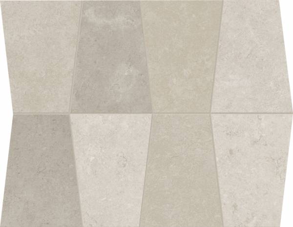 landmark 9mm frame geometric mult light mos g tapered mosaic 12x10x9mm matte rectified porcelain tile distributed by surface group international