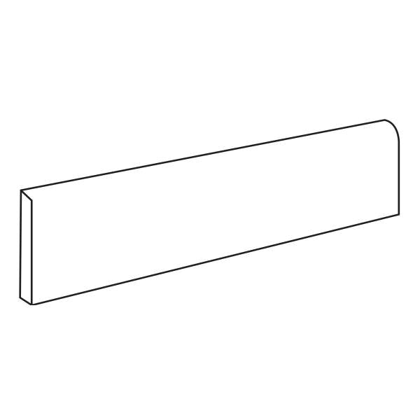 INFINITY: Space Bullnose Paving Accessory (3"x24"x9mm | matte)