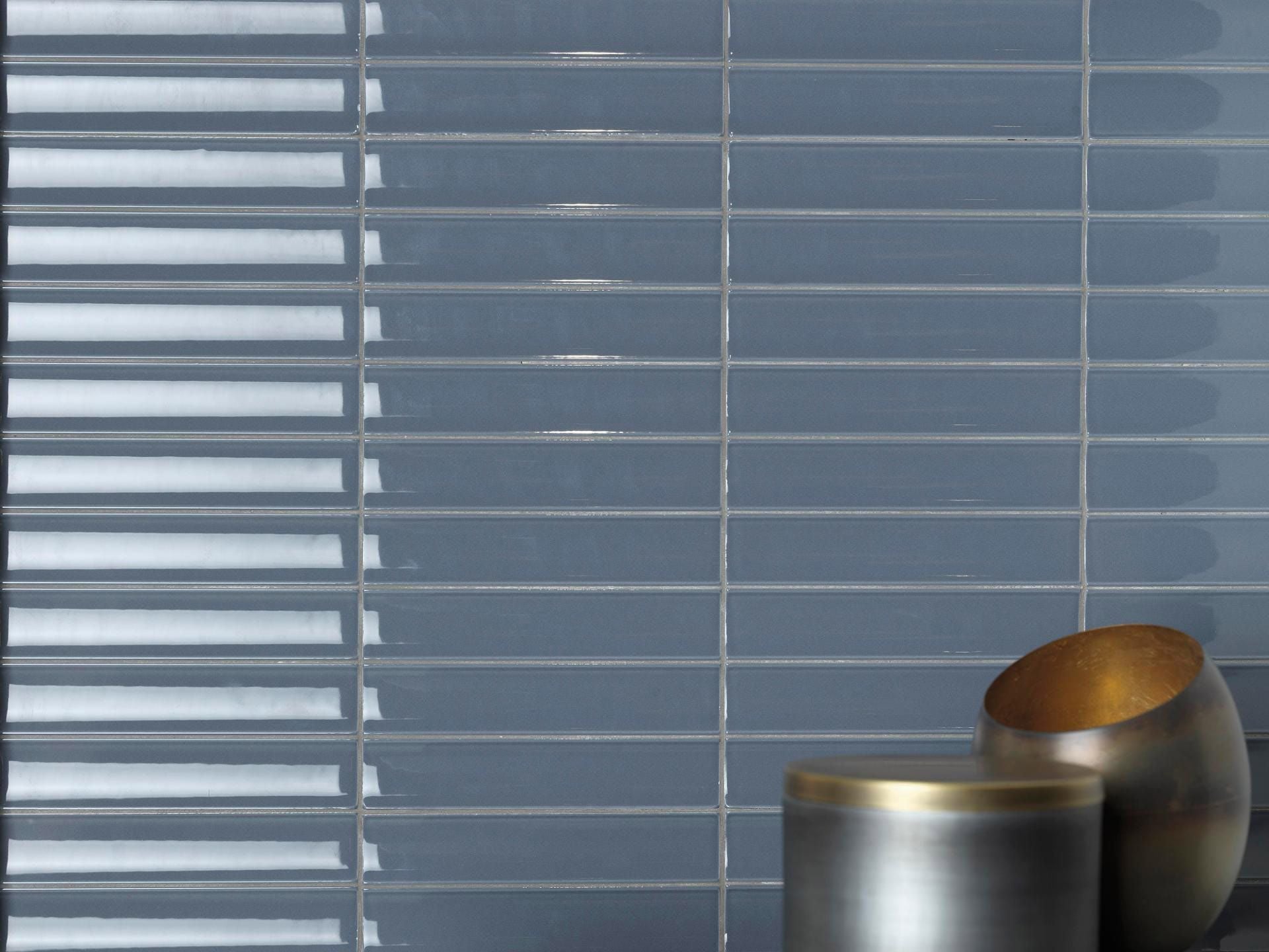 Blinds Navy Wall Tile (6x12x11.5-mm | gloss)