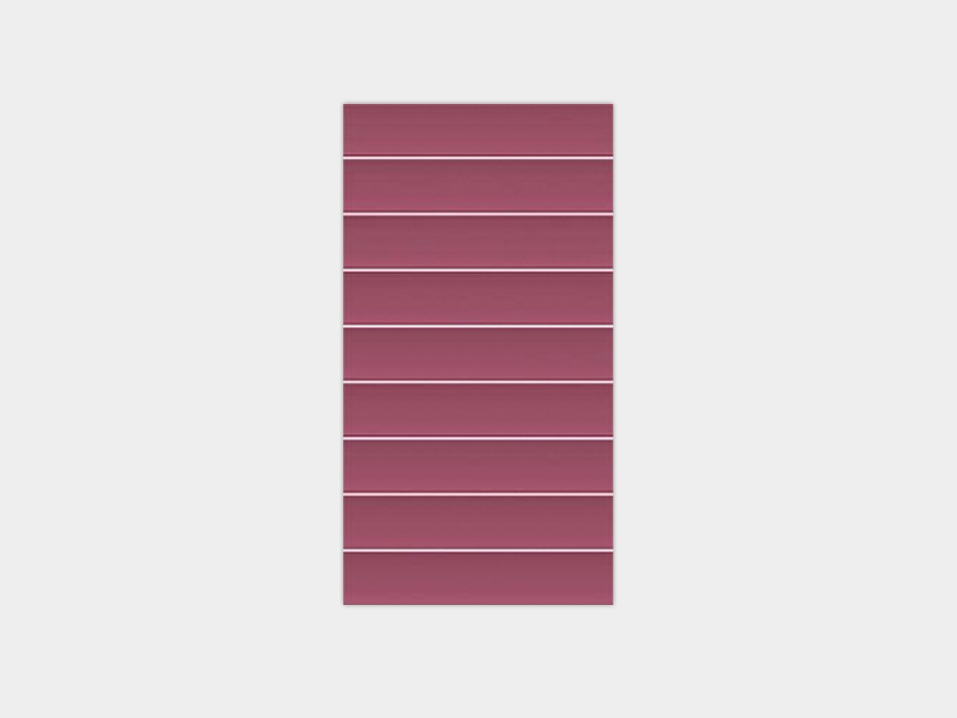 Blinds Wine Wall Tile (6x12x11.5-mm | gloss)
