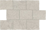 LANDSCAPE: Cenere Mosaico Muretto Porcelain Mosaic (11 13/16"x17 11/16"x9.5-mm | silktech | rectified)