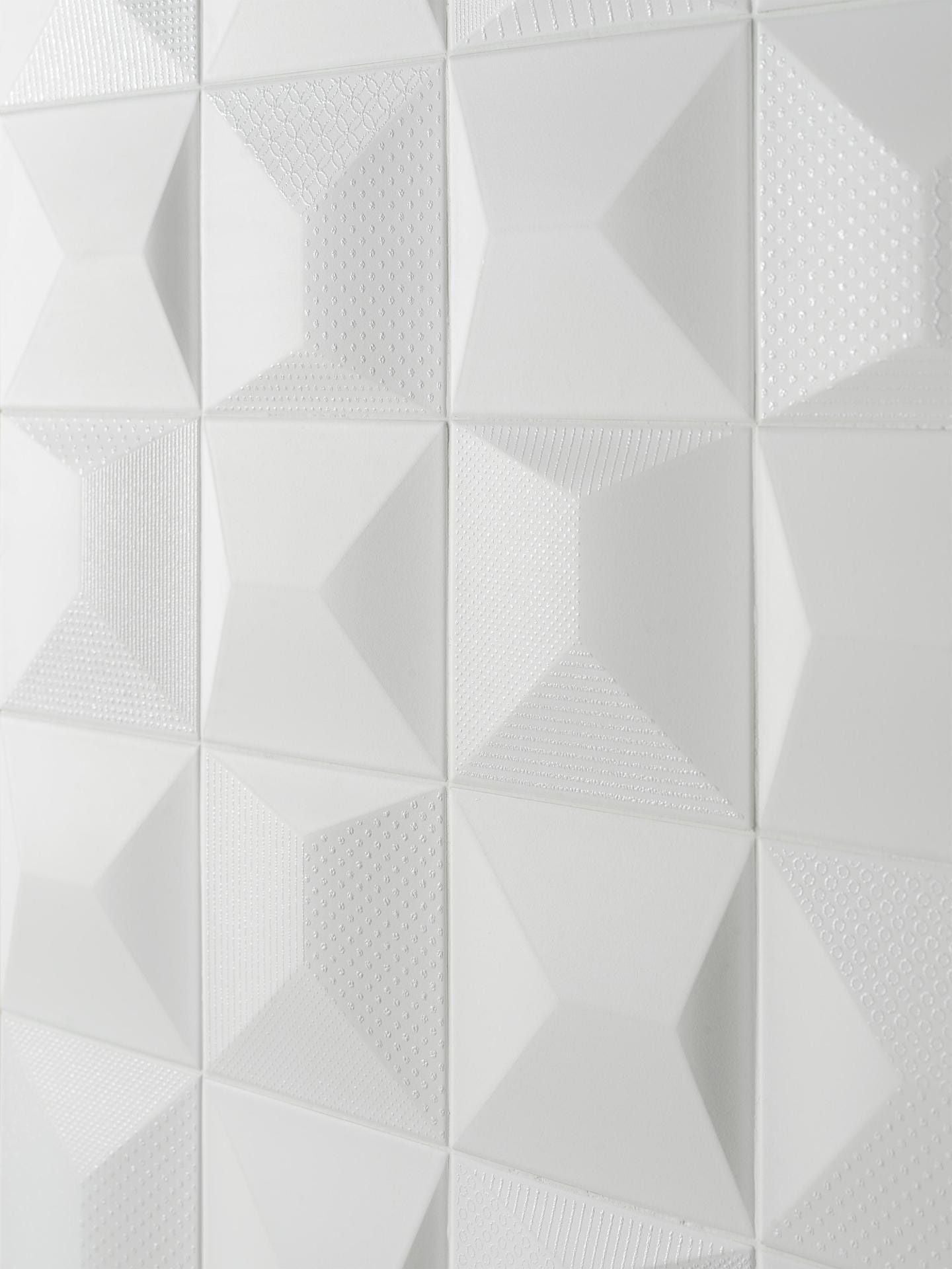 Cosmos White S2 Wall Tile (6x6x18-mm | matt)