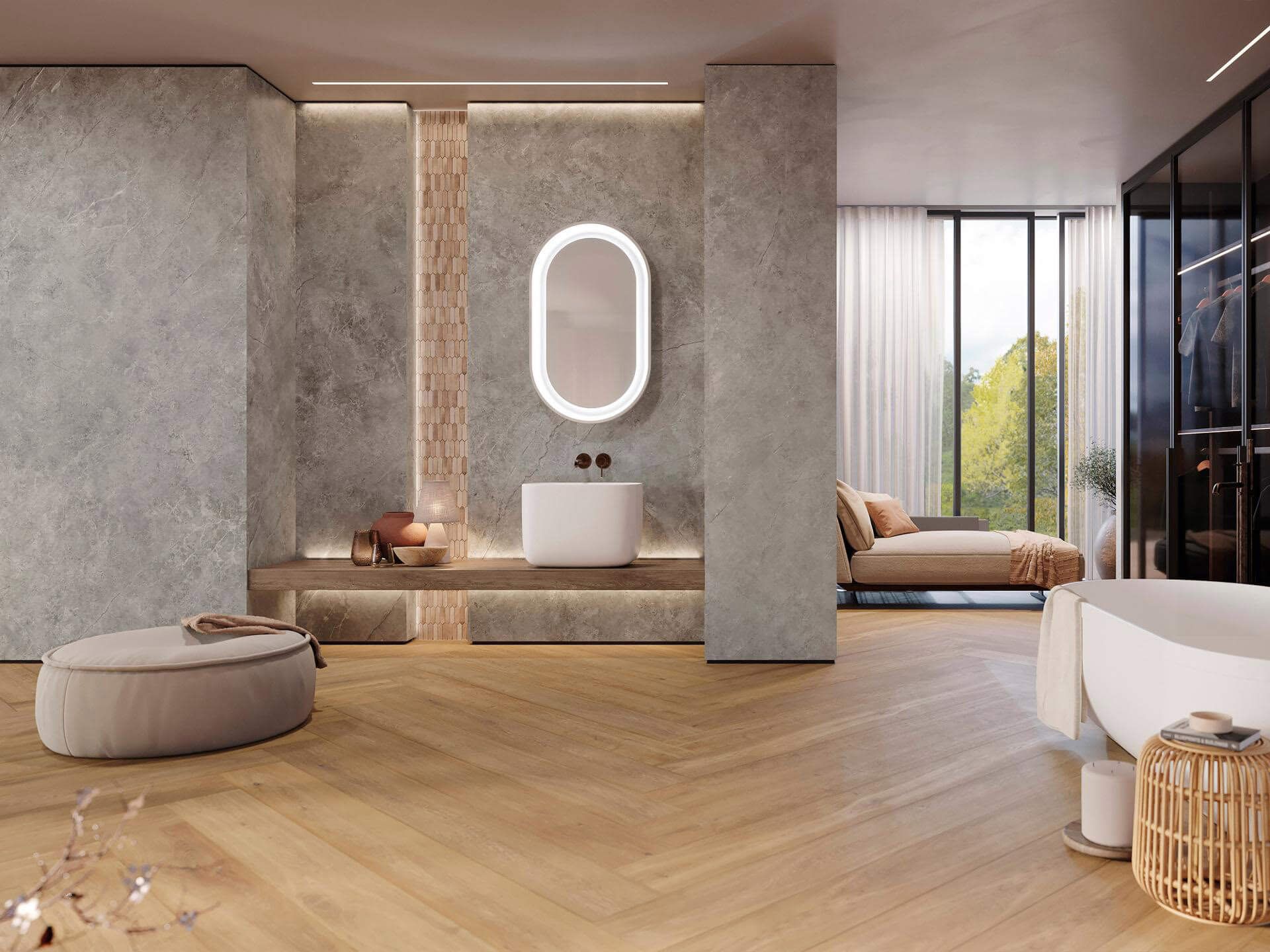 Bremen Brown Natural Floor Tile (8x47x11.5-mm | matt)