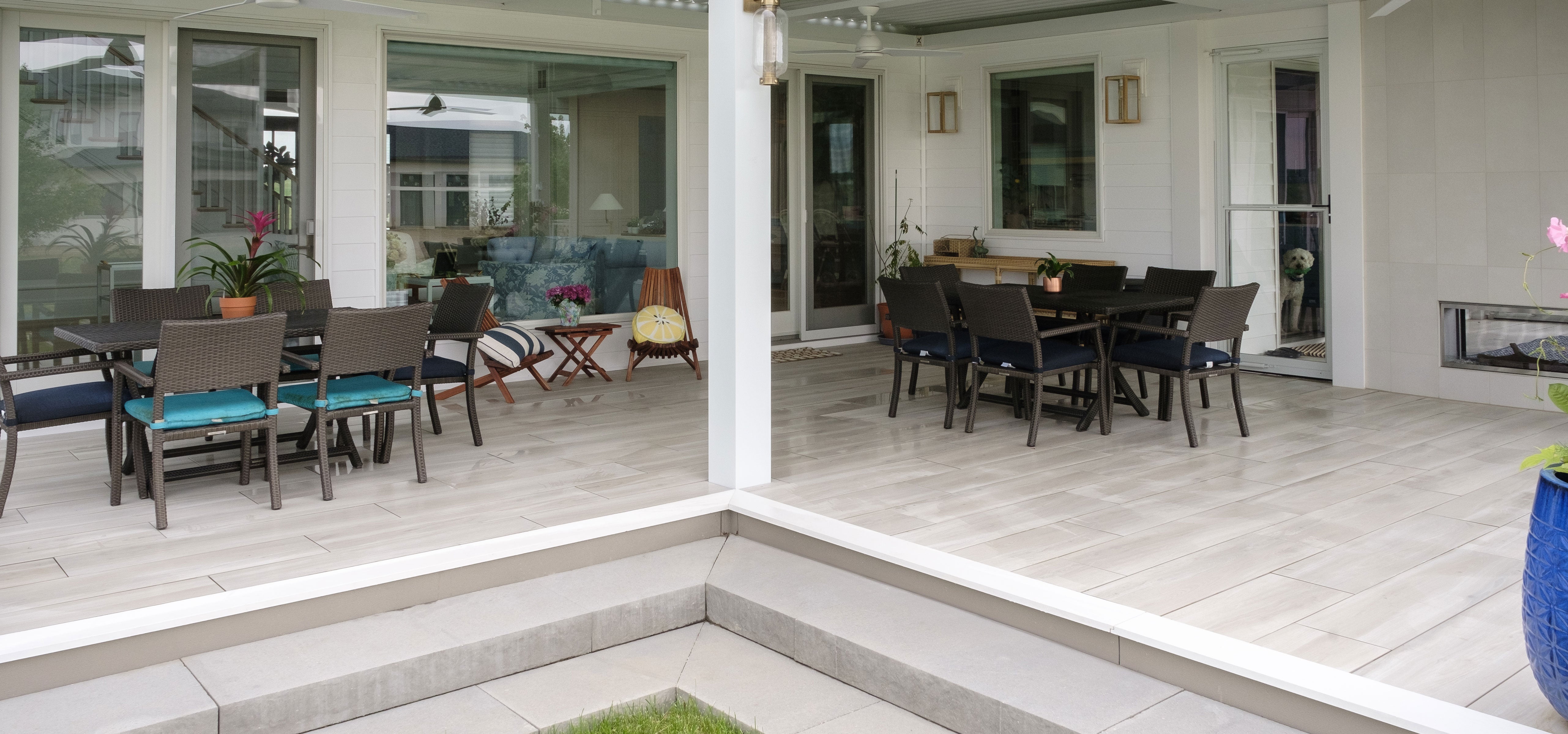 MOOD WOOD: White Paving Tile (12"x48"x20-mm | grip)