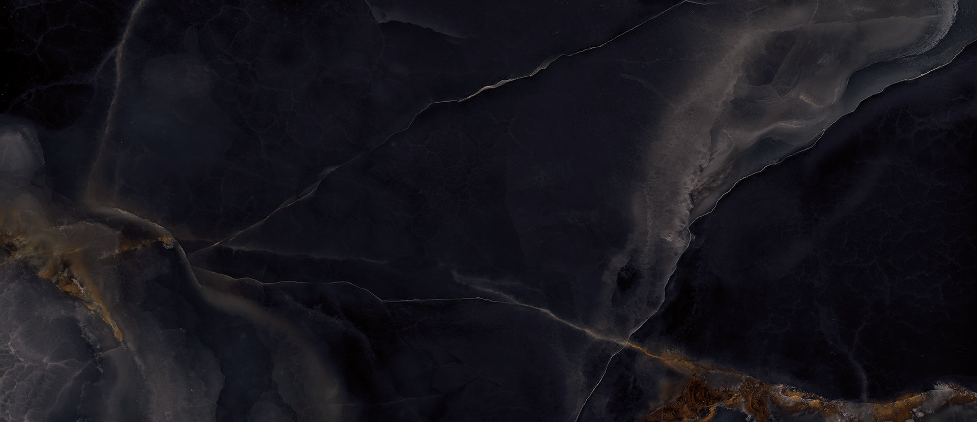 Tele di Marmo Onyx ONYX BLACK porcelain field tile by Emil, silktech finish, 48"x48" size. Premium Italian porcelain for floors and walls.