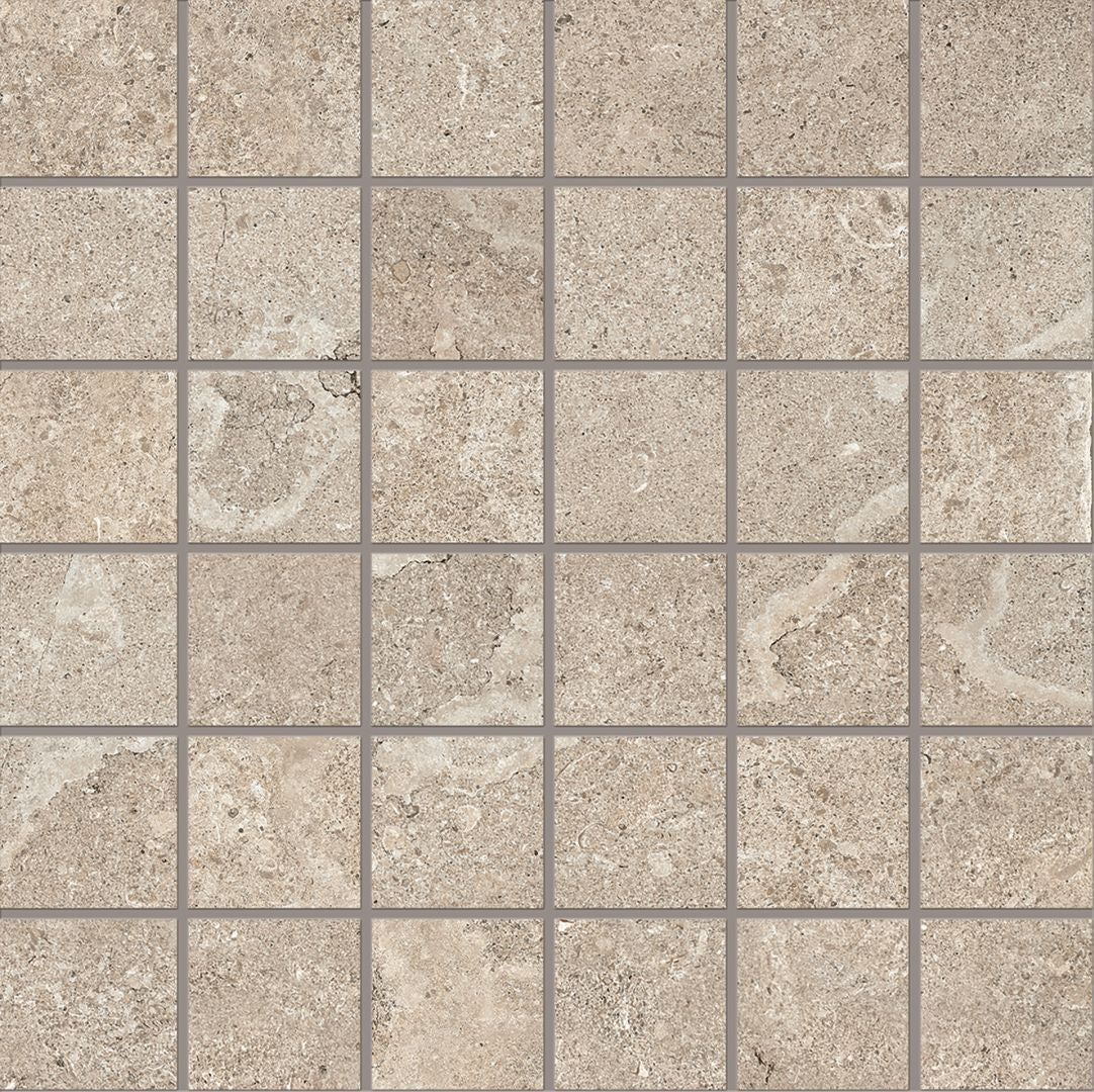MaPierre NATUREL porcelain mosaic tile by Emil, naturale finish, 12"x12" size. Premium Italian porcelain for floors and walls.