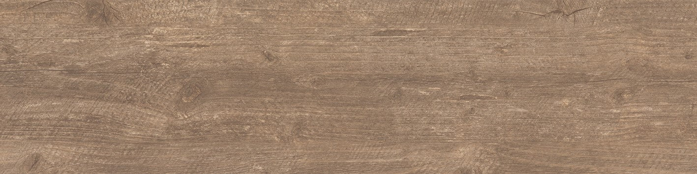 FRONTIER20 Soul Walnut porcelain pavers, top-down product view, 12"×48"×25/32" size. Premium porcelain for floors and walls.