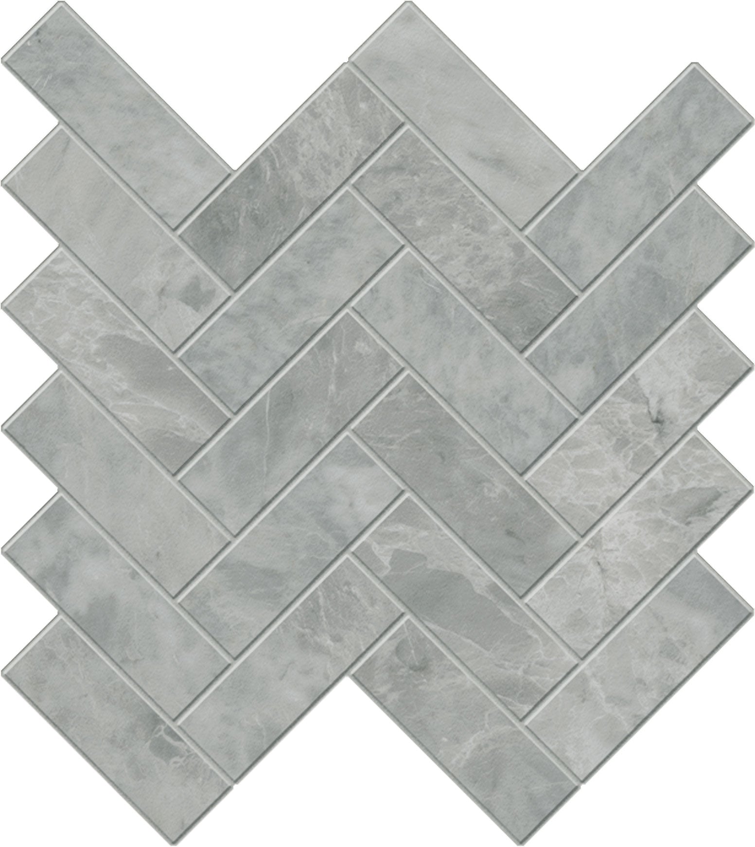 CHARME EVO Pearl Grey porcelain mosaic, top-down product view, 12"×12"×11/32" size. Premium porcelain for floors and walls.