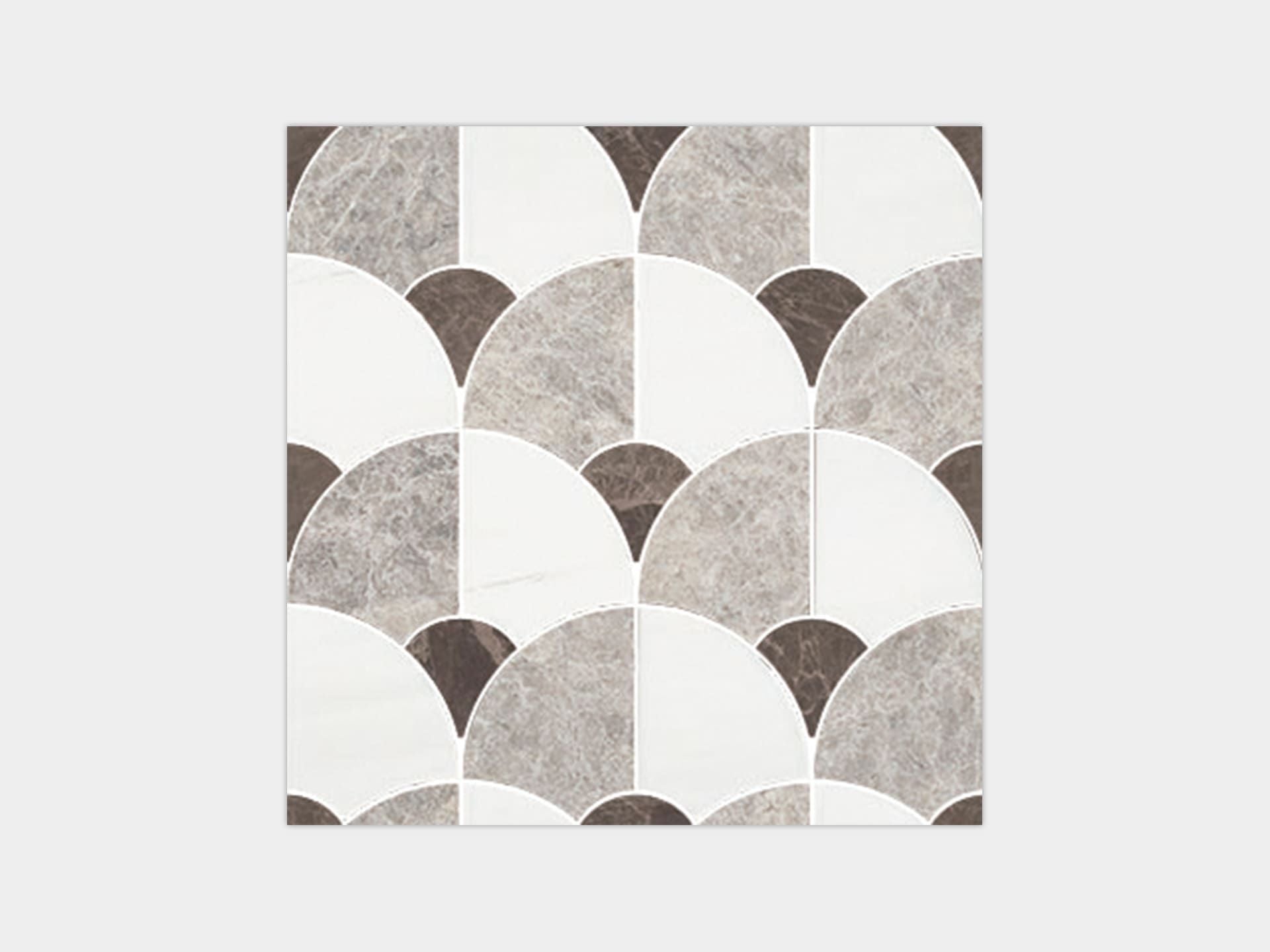 Figure Dark Shell Mosaic (12x12x10-mm | matt)