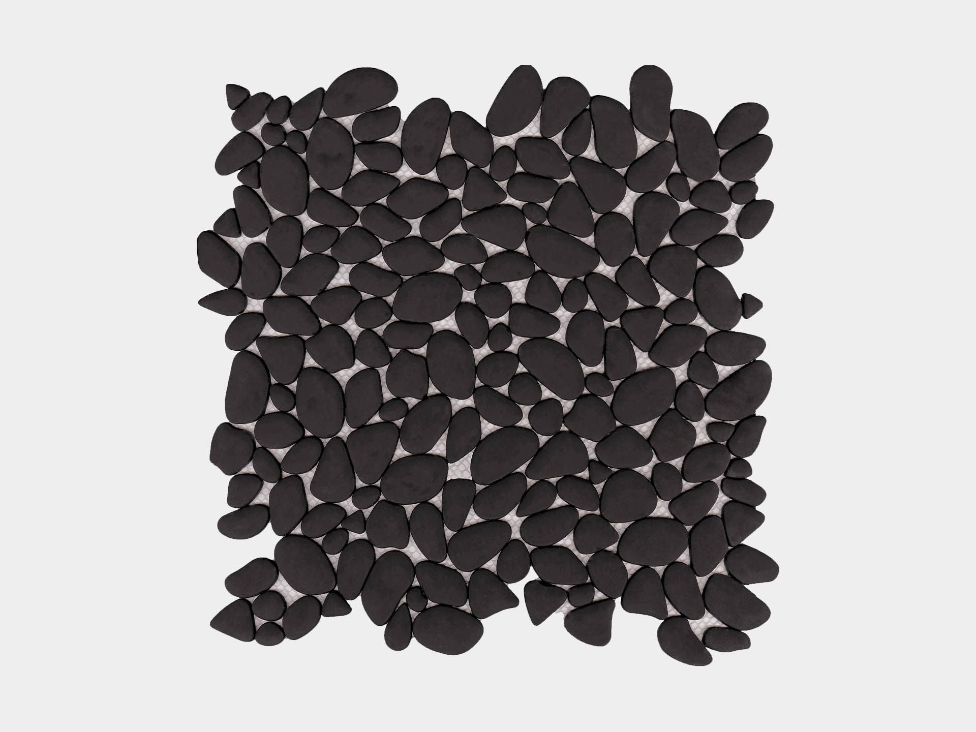 Boulder Black Mosaic (12x12x6-mm | matt)