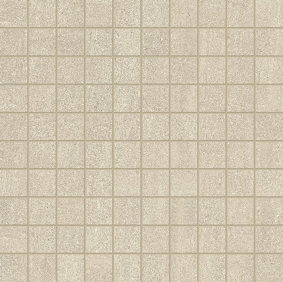 Elegance Pro SAND porcelain mosaic tile by Emil, naturale finish, 12"x12" size. Premium Italian porcelain for floors and walls.