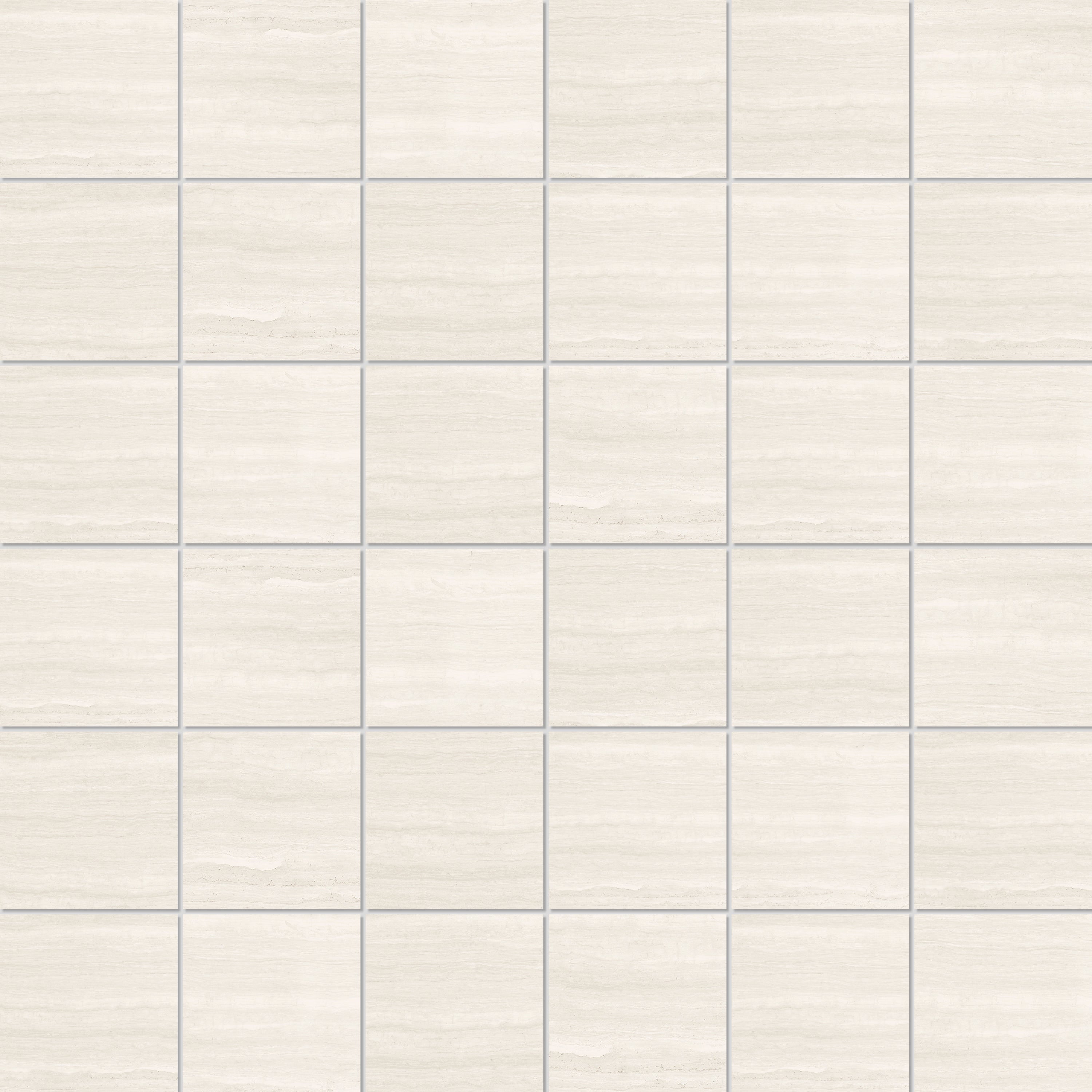 WASHINGTON White porcelain mosaic, top-down product view, 12"×12"×5/16" size. Premium porcelain for floors and walls.