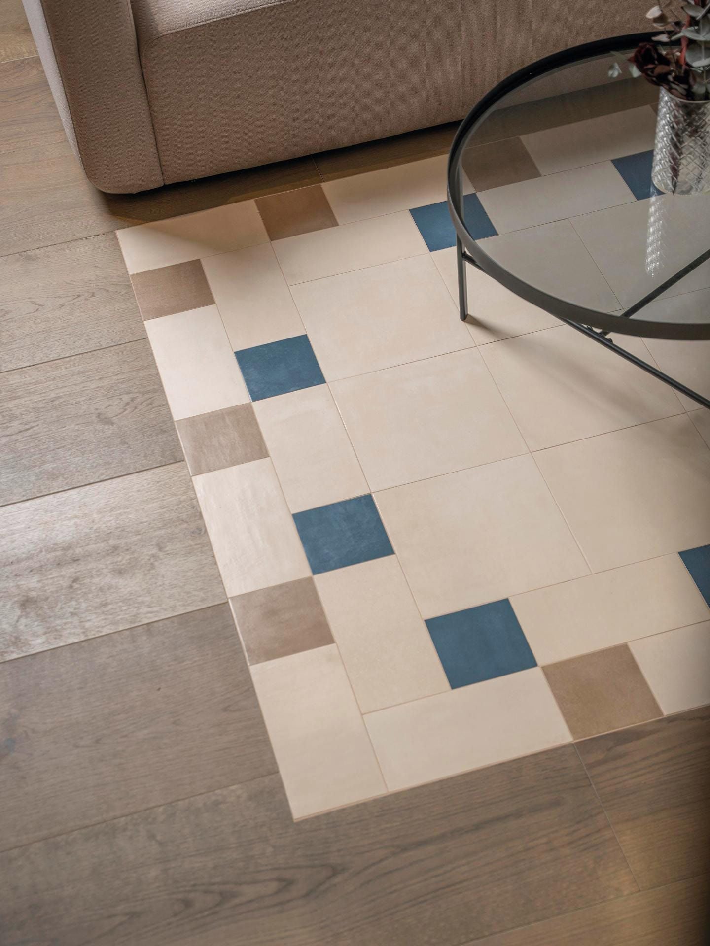 Pigments Tan Floor Tile (6x6x8.5-mm | matt)
