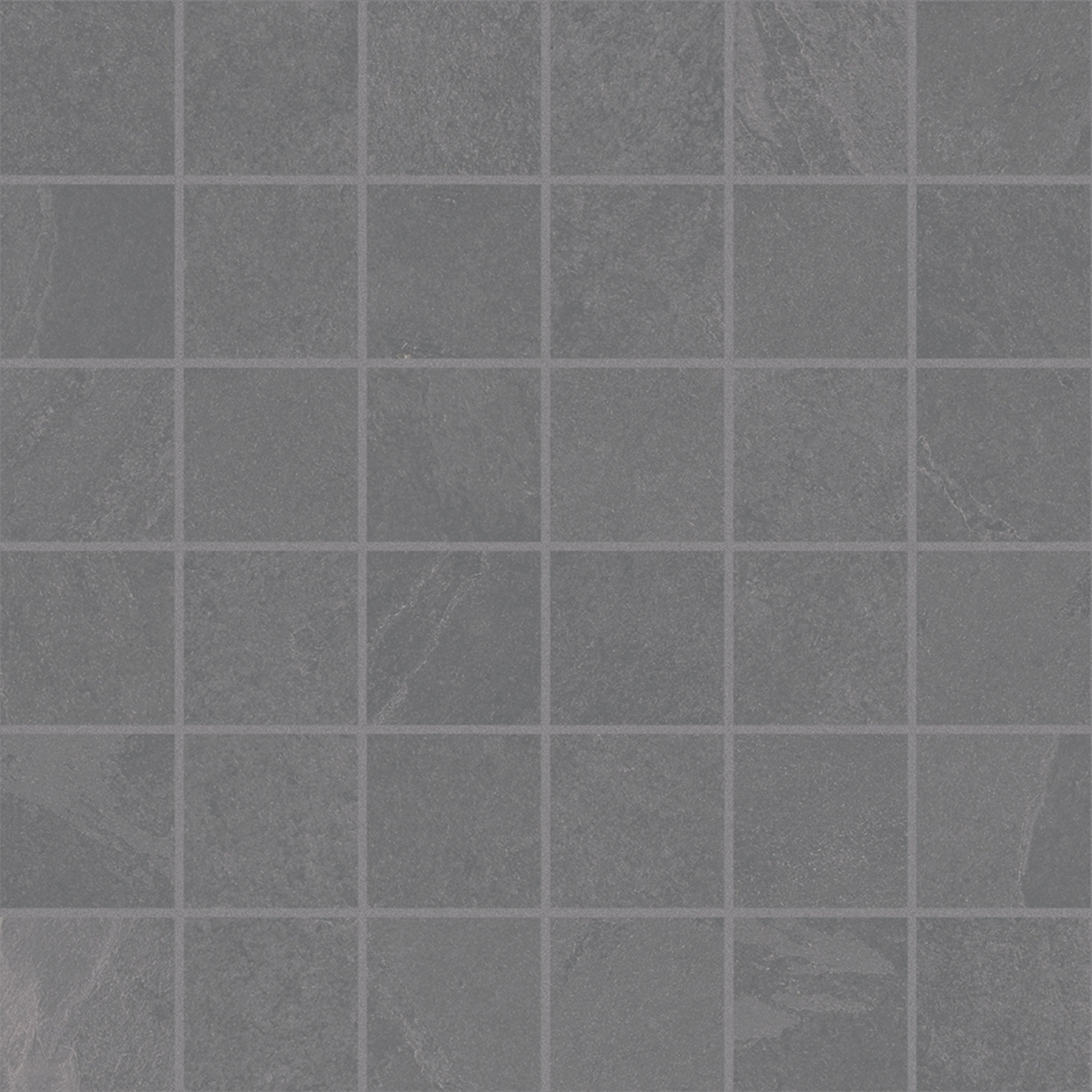 TREK Lead porcelain mosaic, top-down product view, 12"×12"×11/32" size. Premium porcelain for floors and walls.