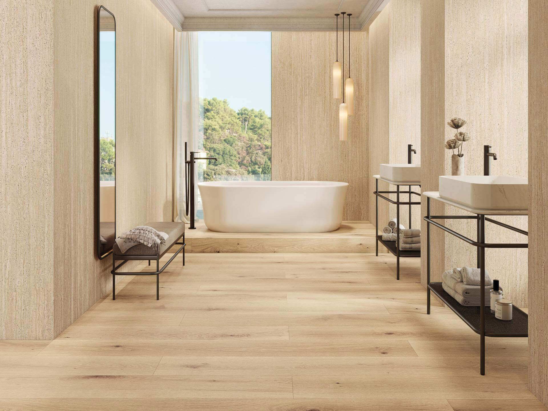 London Sand Floor Tile (9x79x11.5-mm | matt)