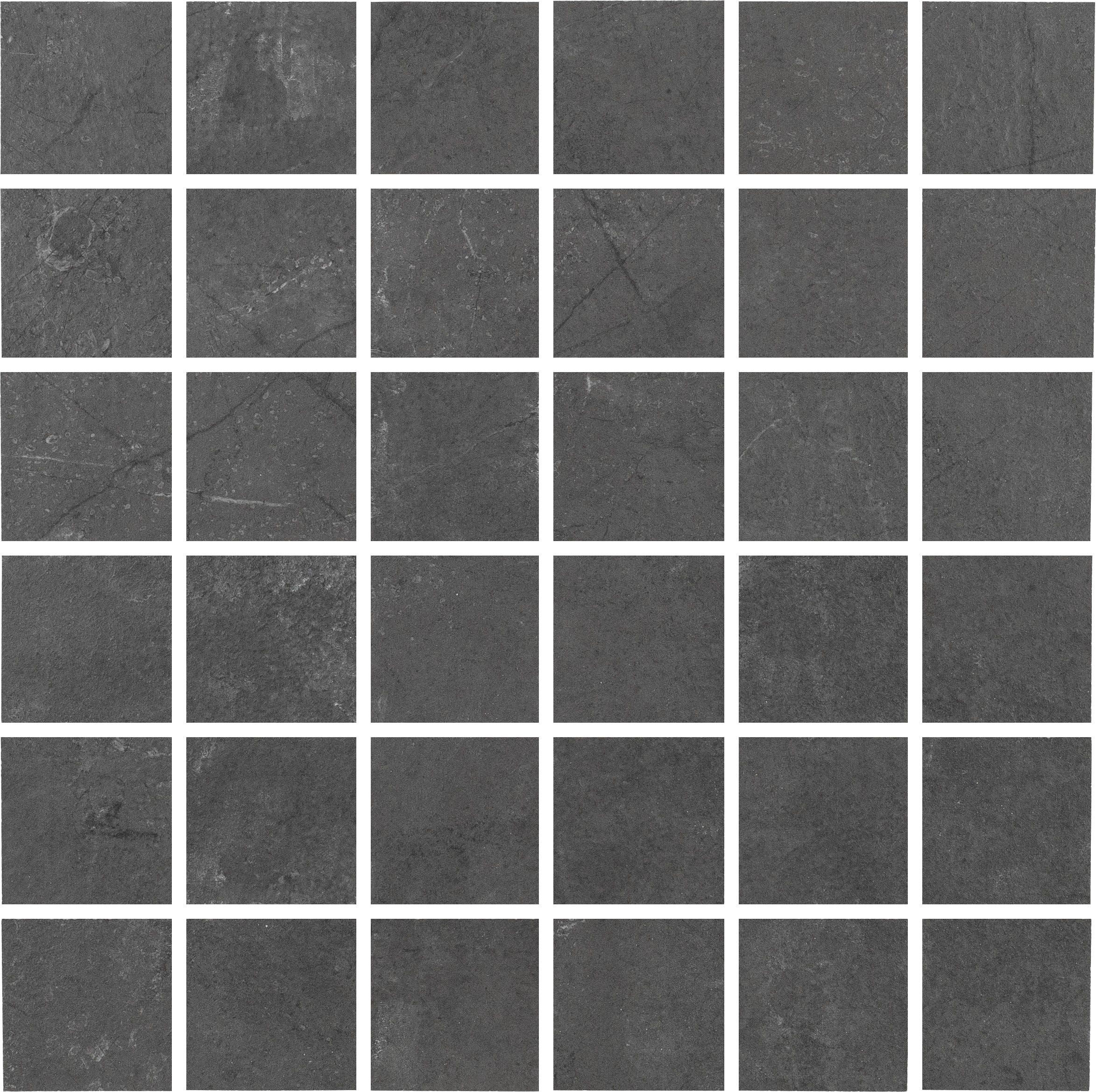 COBBLESTONE CADENCE: Flint Forte Straight Stack 2X2 Mosaic (12"x12"x9-mm | natural | rectified)