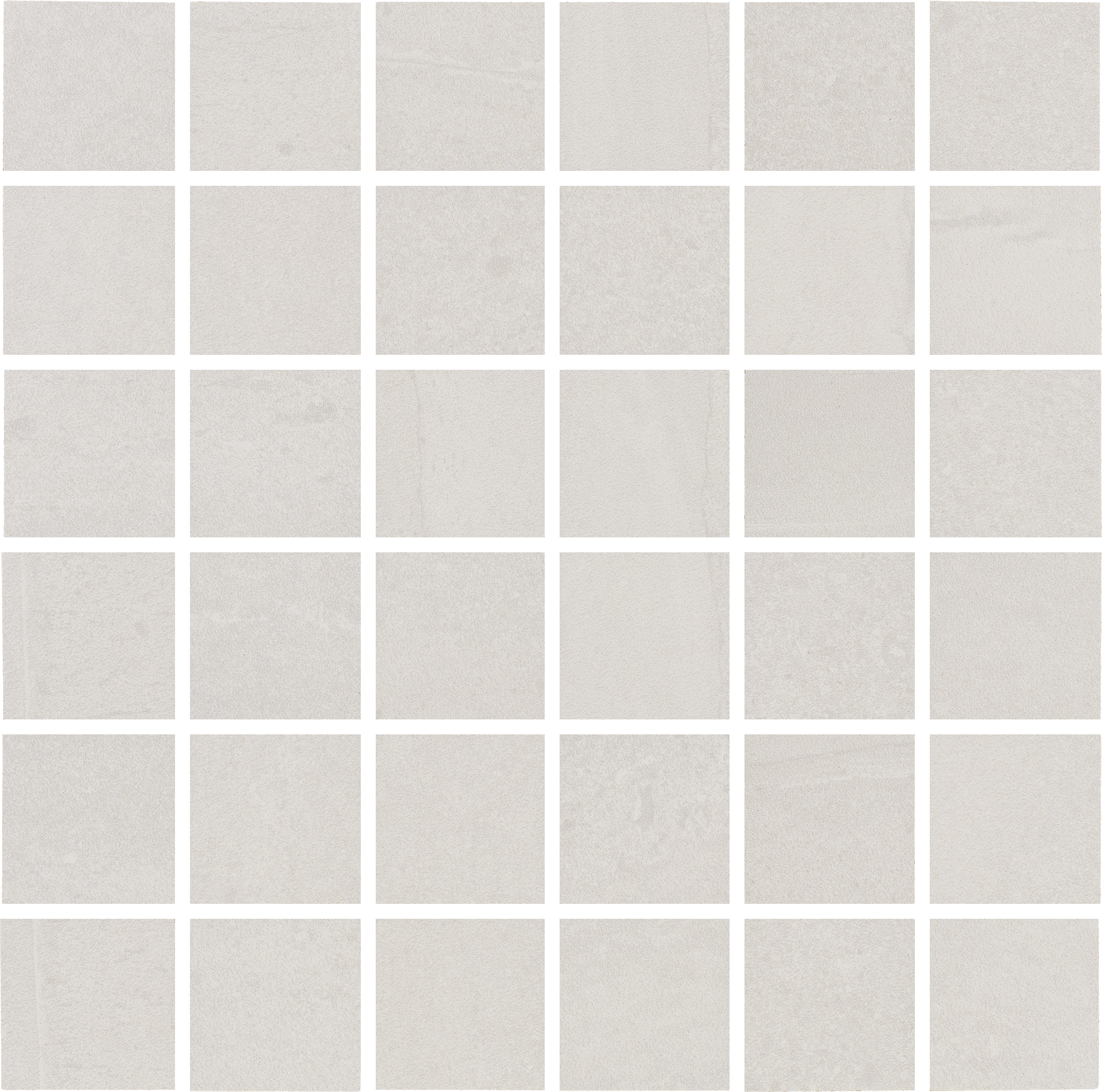 URBAN HARMONY: Frosty Flourish Straight Stack 2X2 Mosaic (12"x12"x8-mm | natural | rectified)