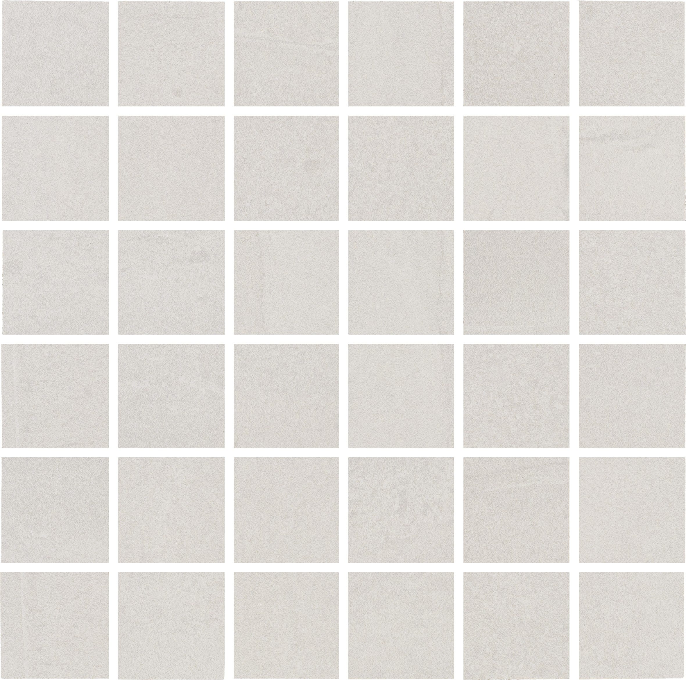 URBAN HARMONY: Frosty Flourish Straight Stack 2X2 Mosaic (12"x12"x8-mm | natural | rectified)