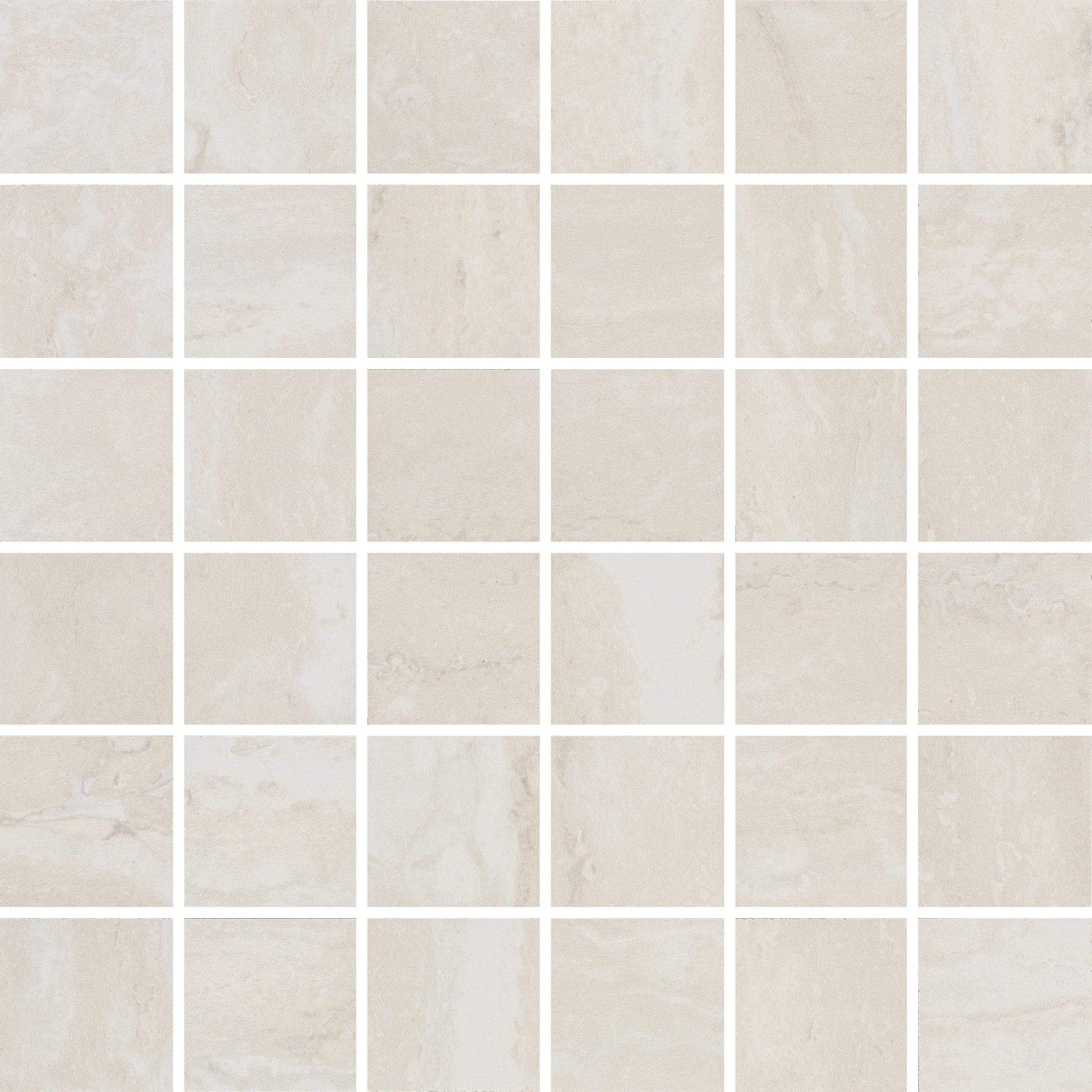 MYSTIC METROPOLIS: Urban Dawn Straight Stack 2X2 Mosaic (12"x12"x8-mm | natural | rectified)