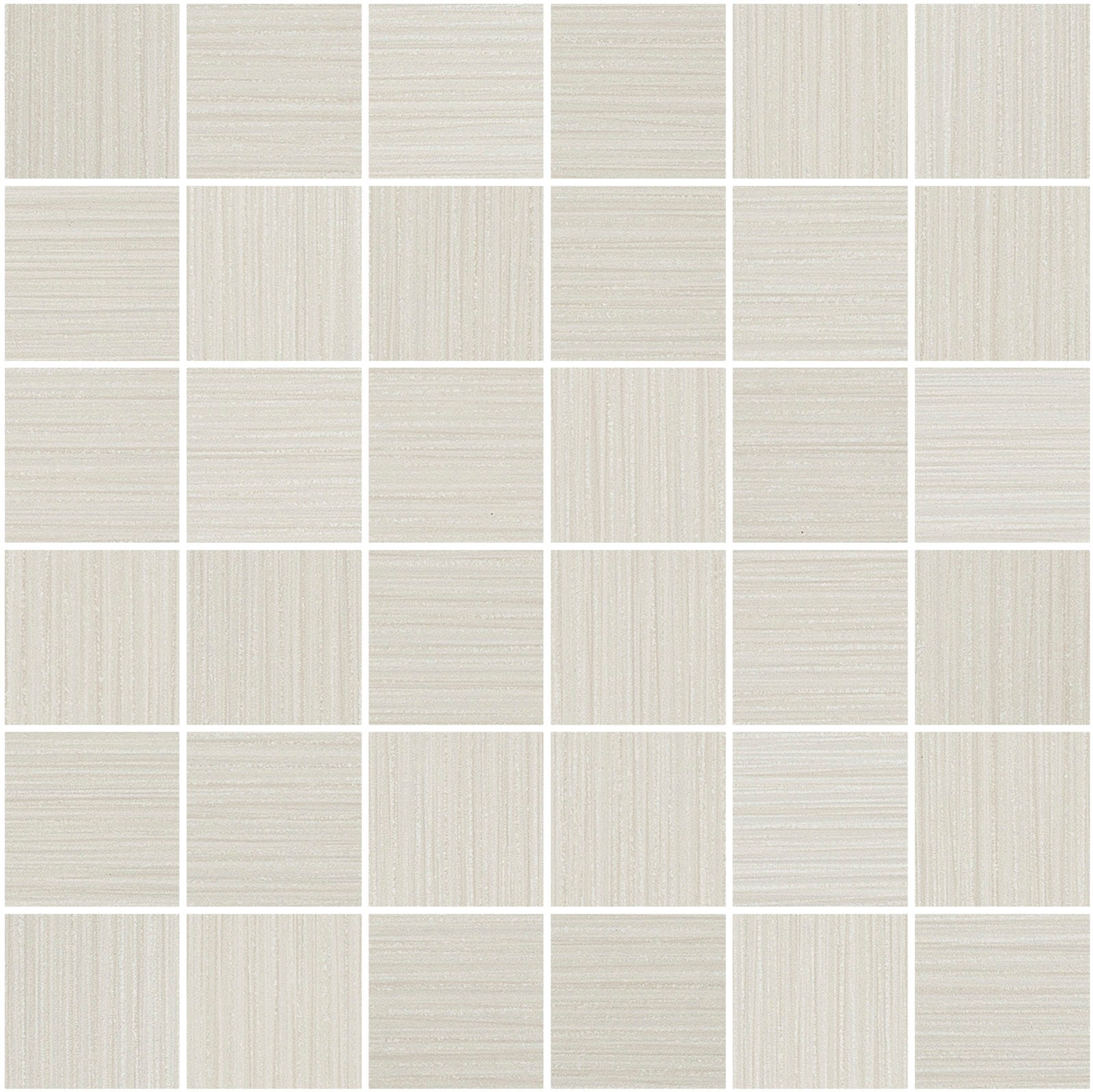 LYRICAL LEGACY: Ballad Beige Straight Stack 2X2 Mosaic (12"x12"x8-mm | natural | rectified)