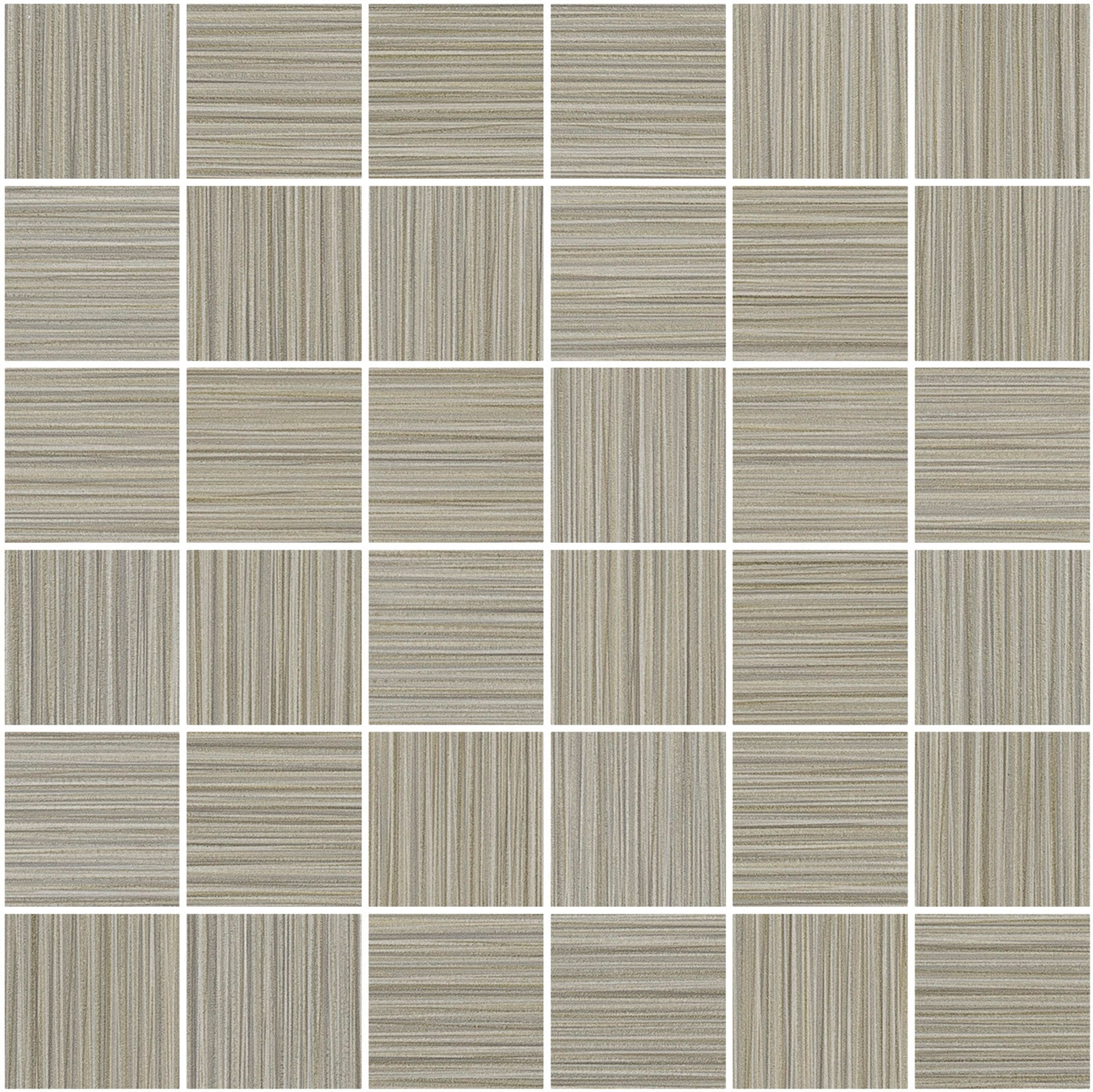 LYRICAL LEGACY: Symphony Sage Straight Stack 2X2 Mosaic (12"x12"x8-mm | natural | rectified)
